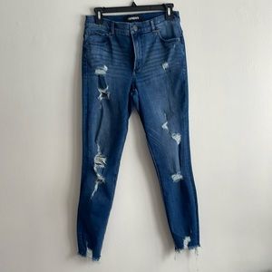 Express High-Rise Stretch Ankle Jeans